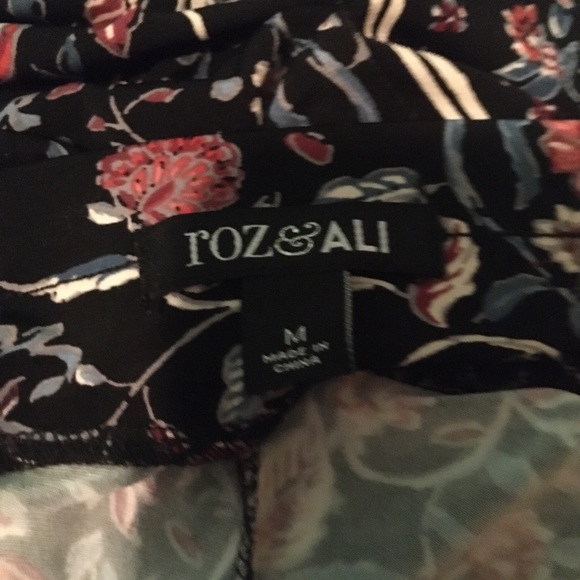 Roz & Ali Floral Soft Pants - Picture 3 of 3